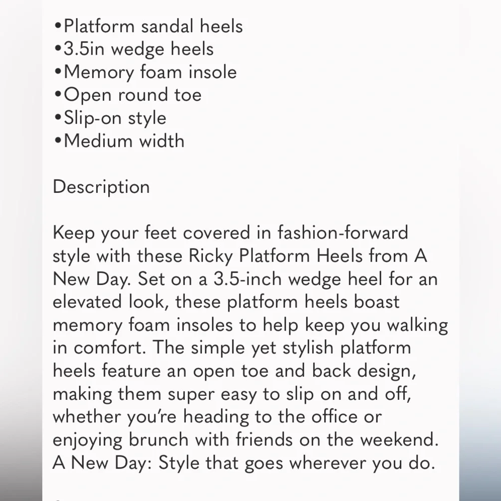 a new day Tan Platform Slide Sandals